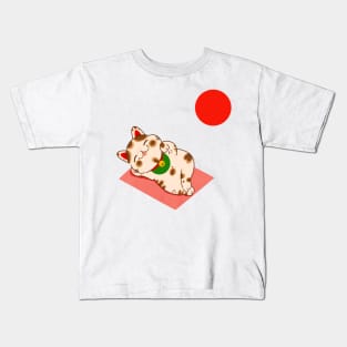 Toasted Mochi Neko Kids T-Shirt